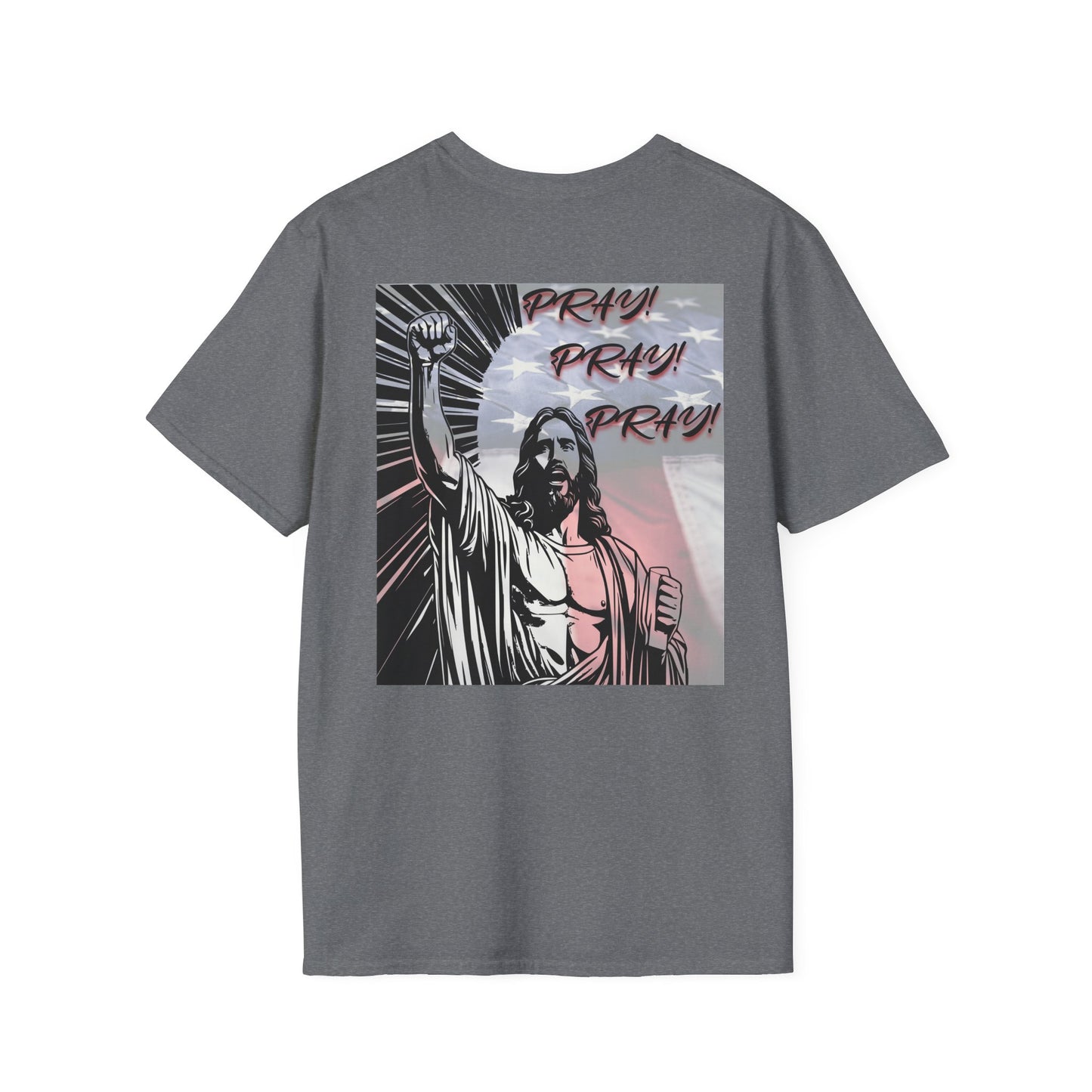 Inspirational USA Prayer Unisex Softstyle T-Shirt