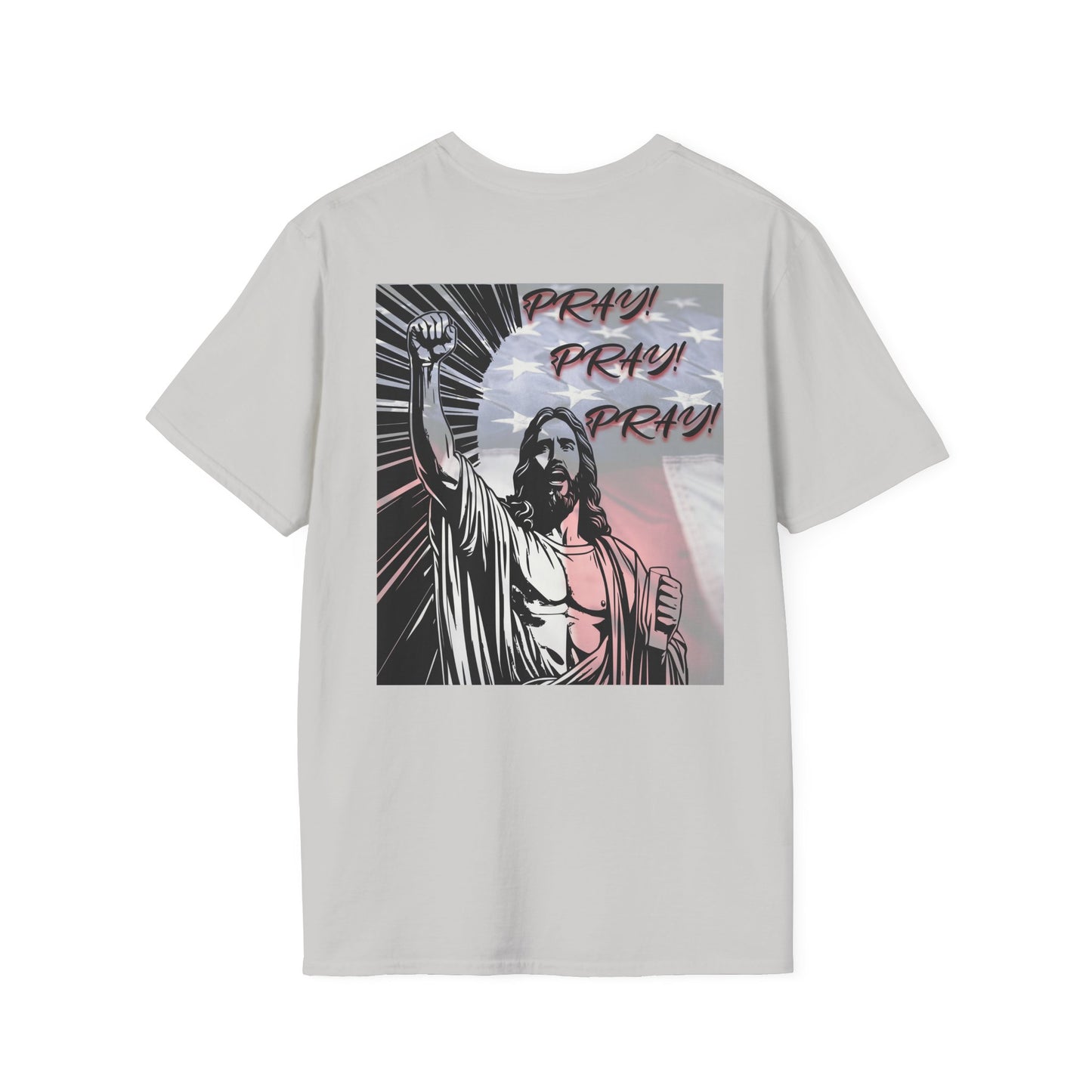 Inspirational USA Prayer Unisex Softstyle T-Shirt