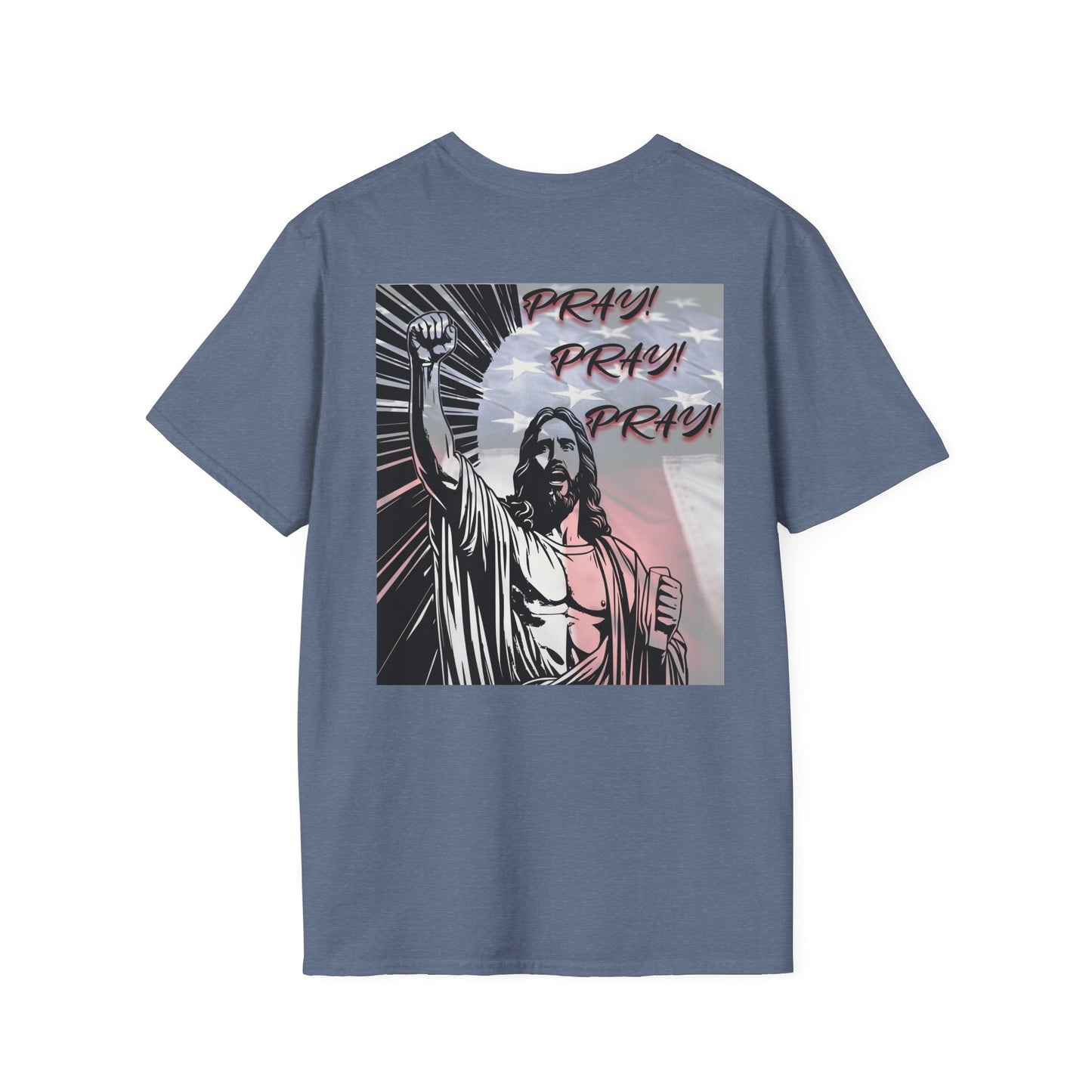 Inspirational USA Prayer Unisex Softstyle T-Shirt