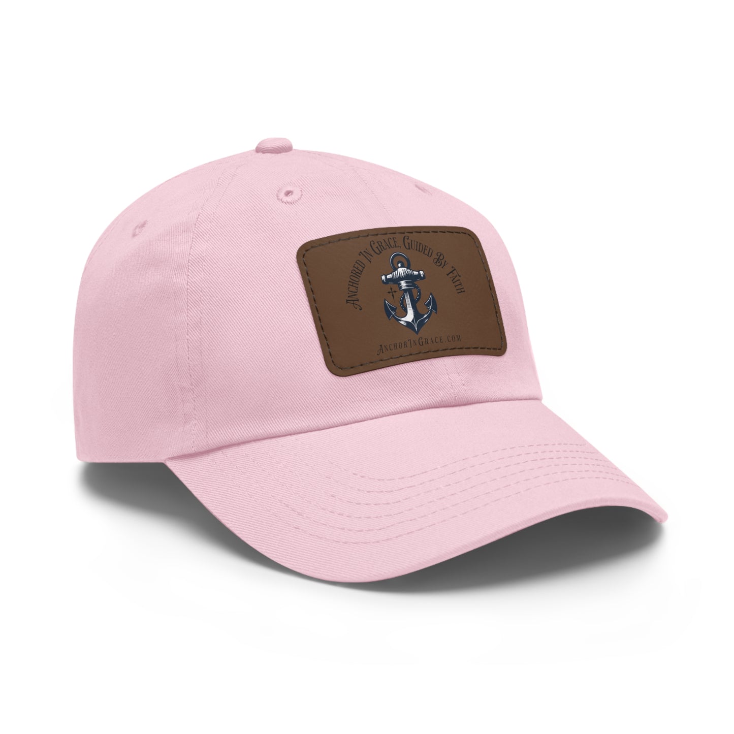 Stylish Hat with Leather Anchor Patch - Perfect Gift & Casual Wear