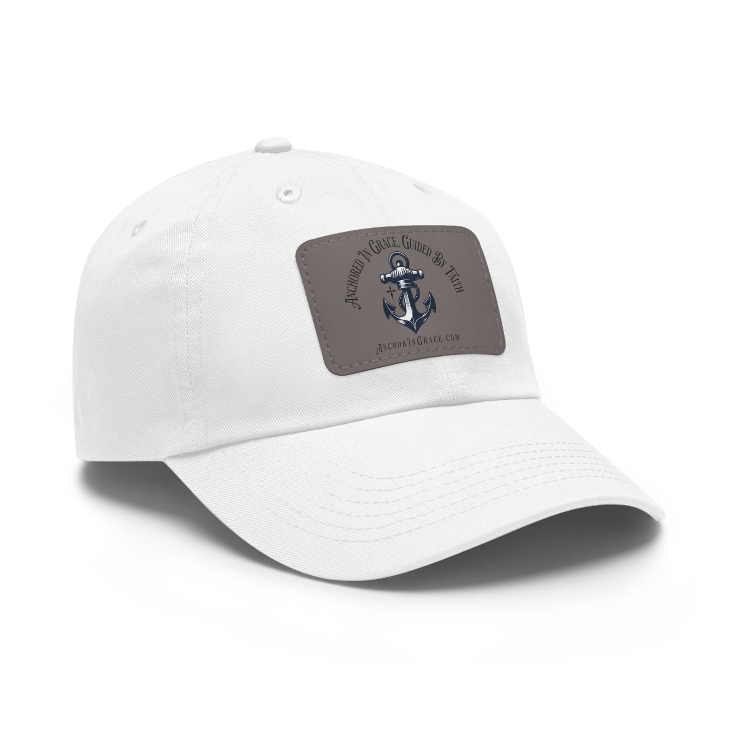 Stylish Hat with Leather Anchor Patch - Perfect Gift & Casual Wear