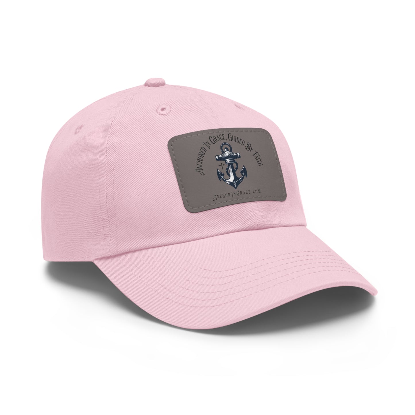 Stylish Hat with Leather Anchor Patch - Perfect Gift & Casual Wear