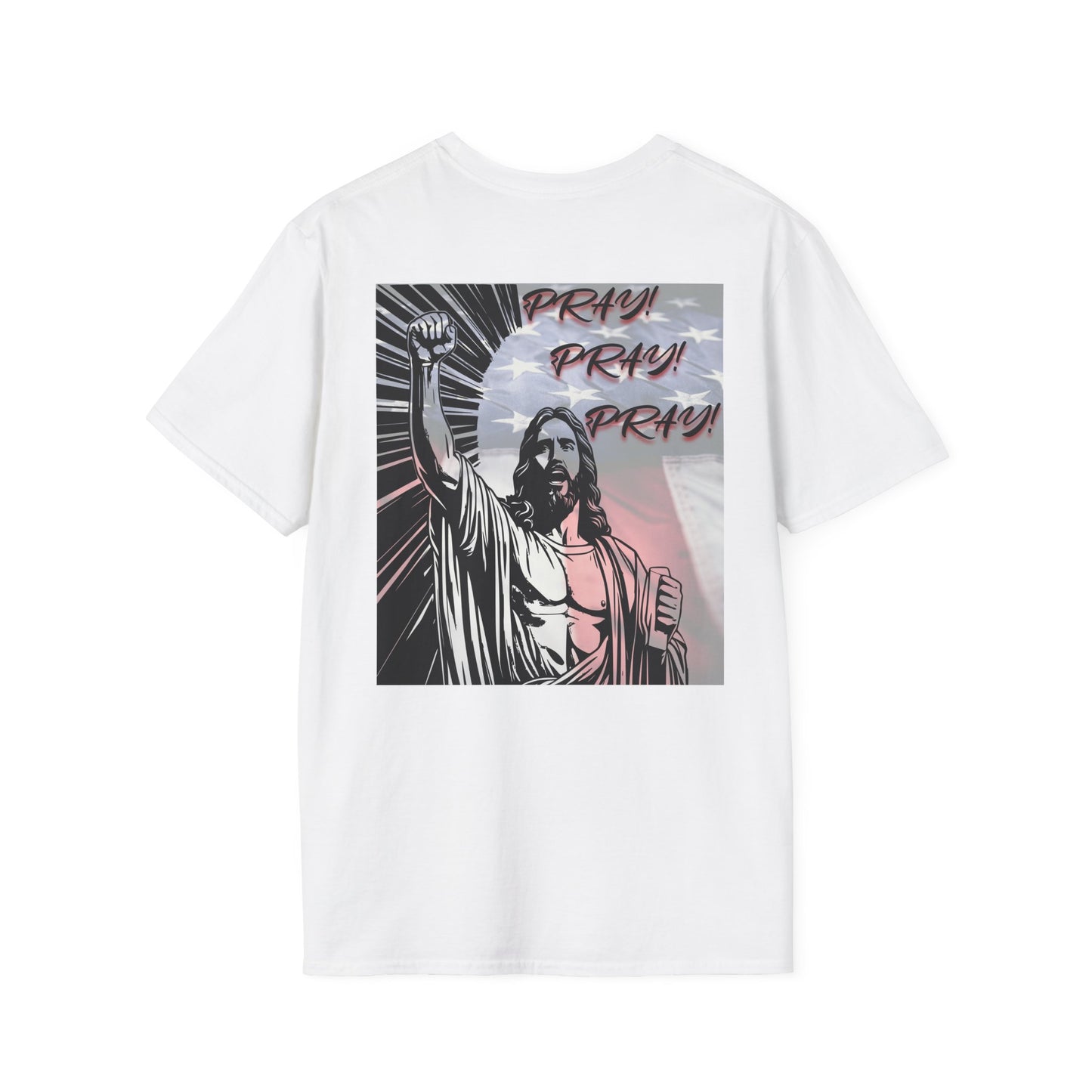 Inspirational USA Prayer Unisex Softstyle T-Shirt
