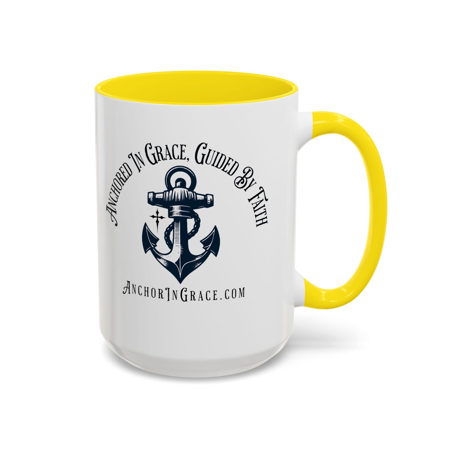 Anchor In Grace Coffee Mug - Inspirational Anchor Design for Faith & Hope