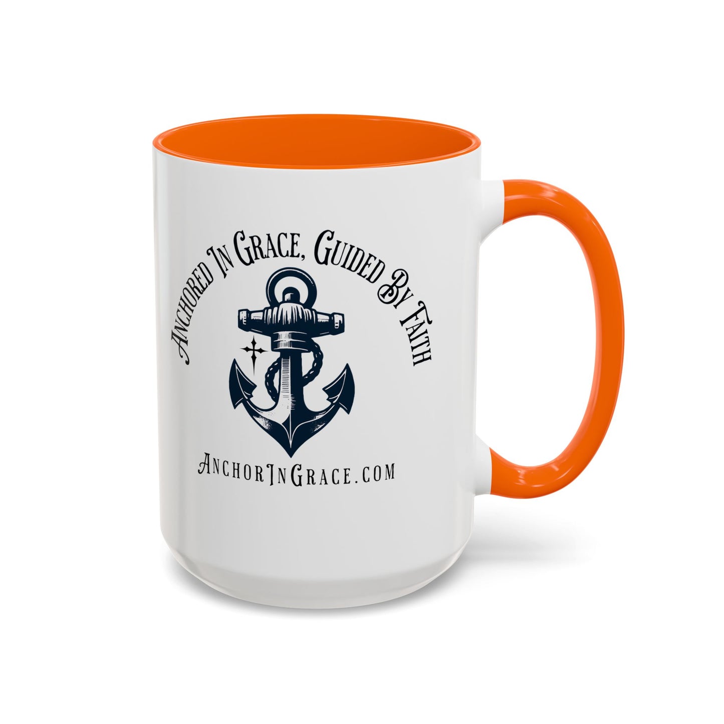 Anchor In Grace Coffee Mug - Inspirational Anchor Design for Faith & Hope