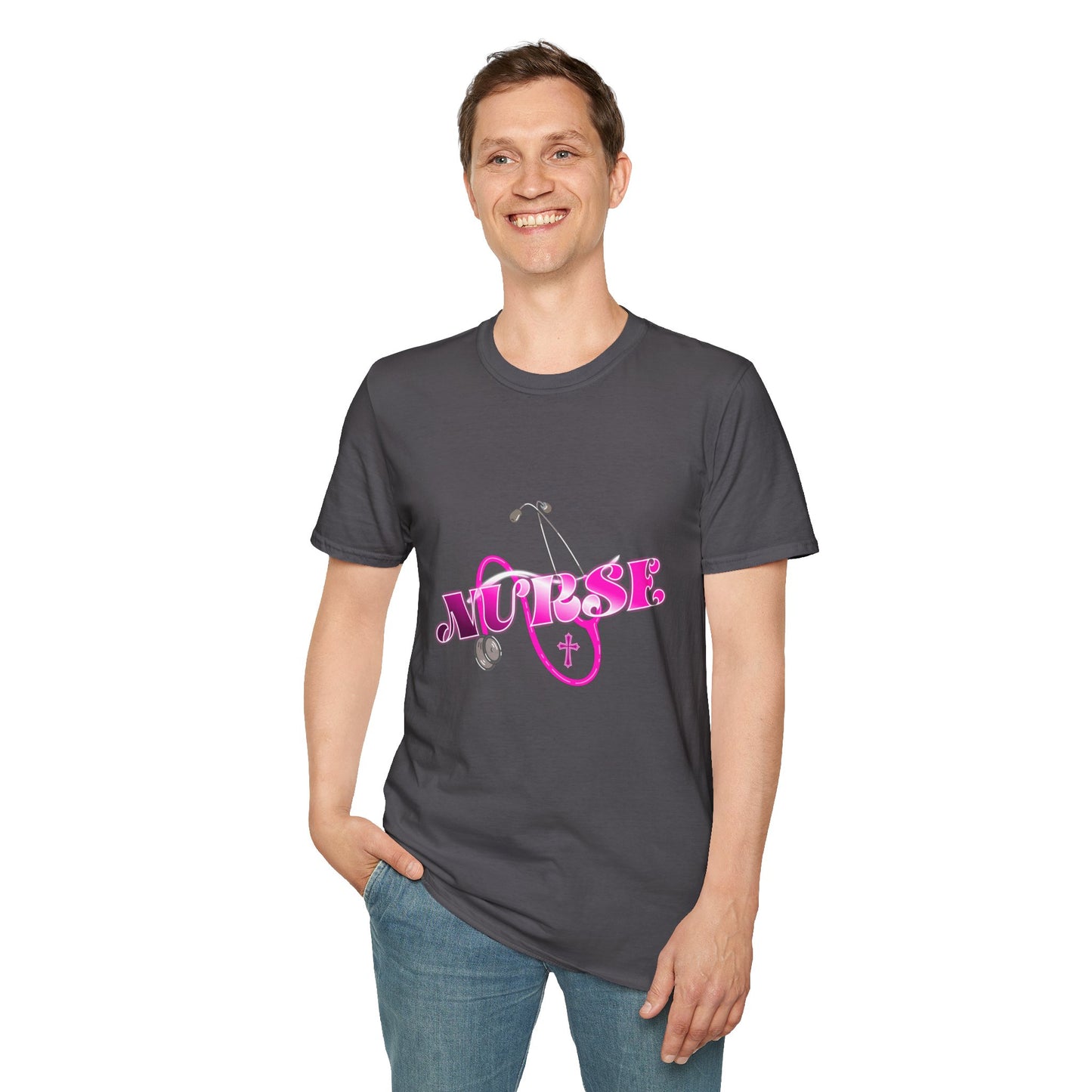 Nurse Graphic Unisex Softstyle T-Shirt