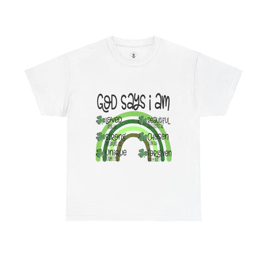 'God Says I Am' - St Patricks Day Tee