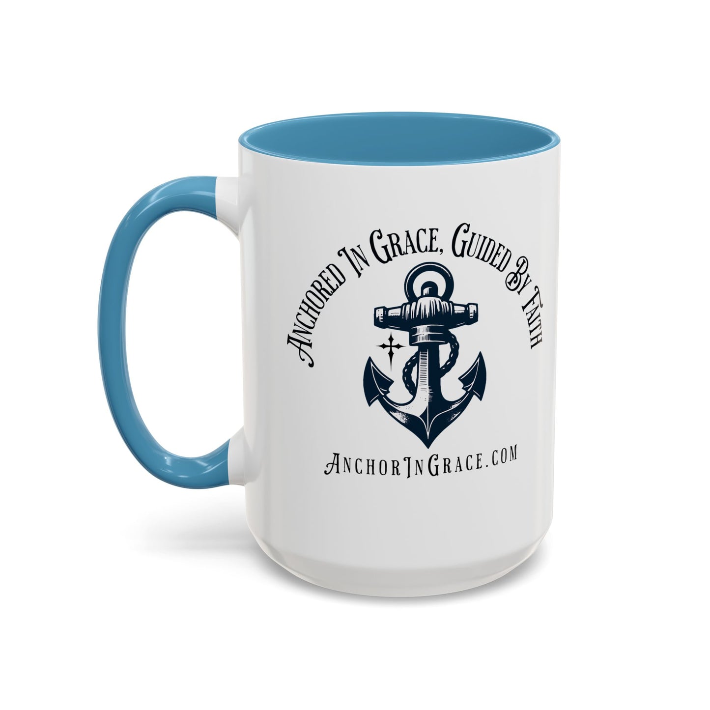 Anchor In Grace Coffee Mug - Inspirational Anchor Design for Faith & Hope