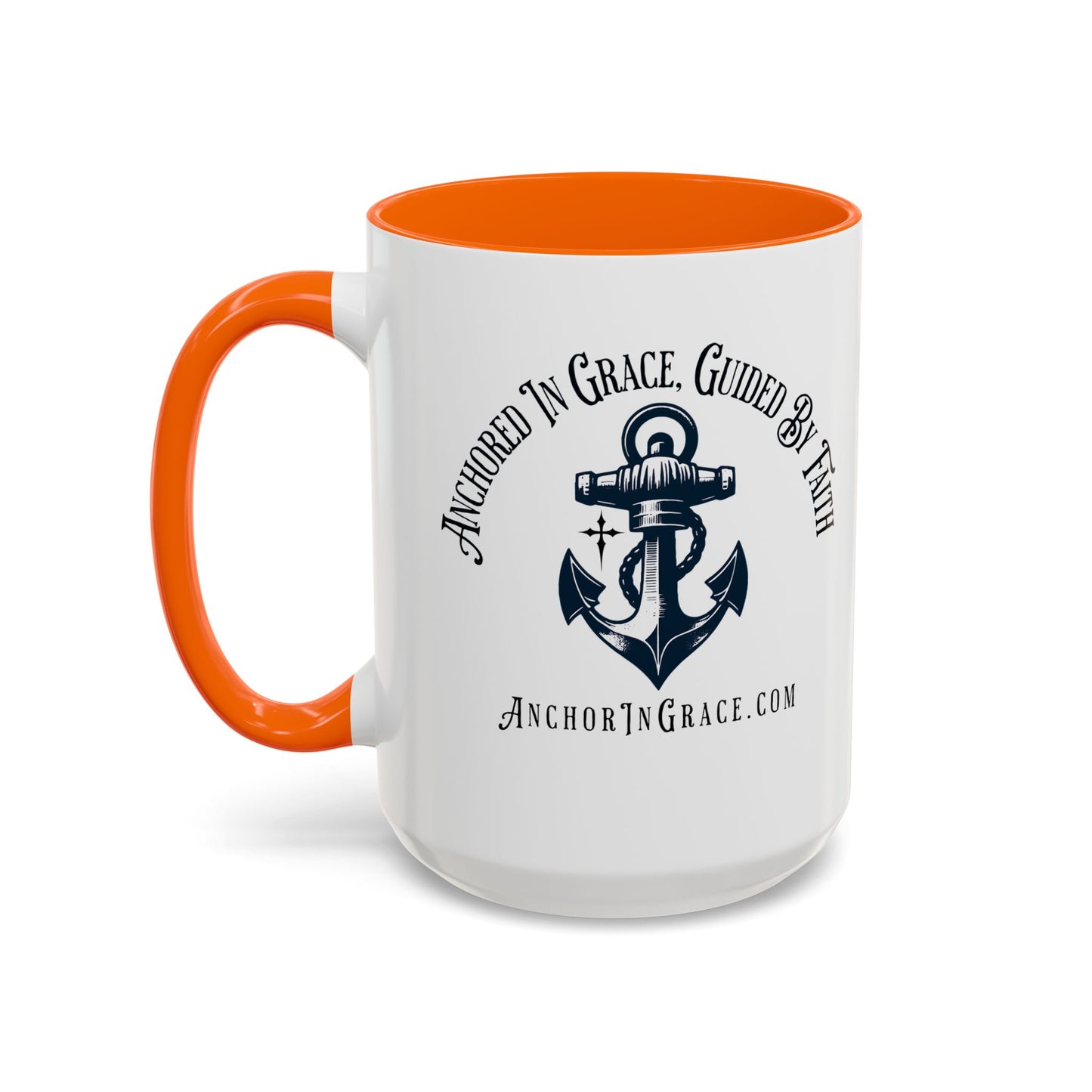 Anchor In Grace Coffee Mug - Inspirational Anchor Design for Faith & Hope