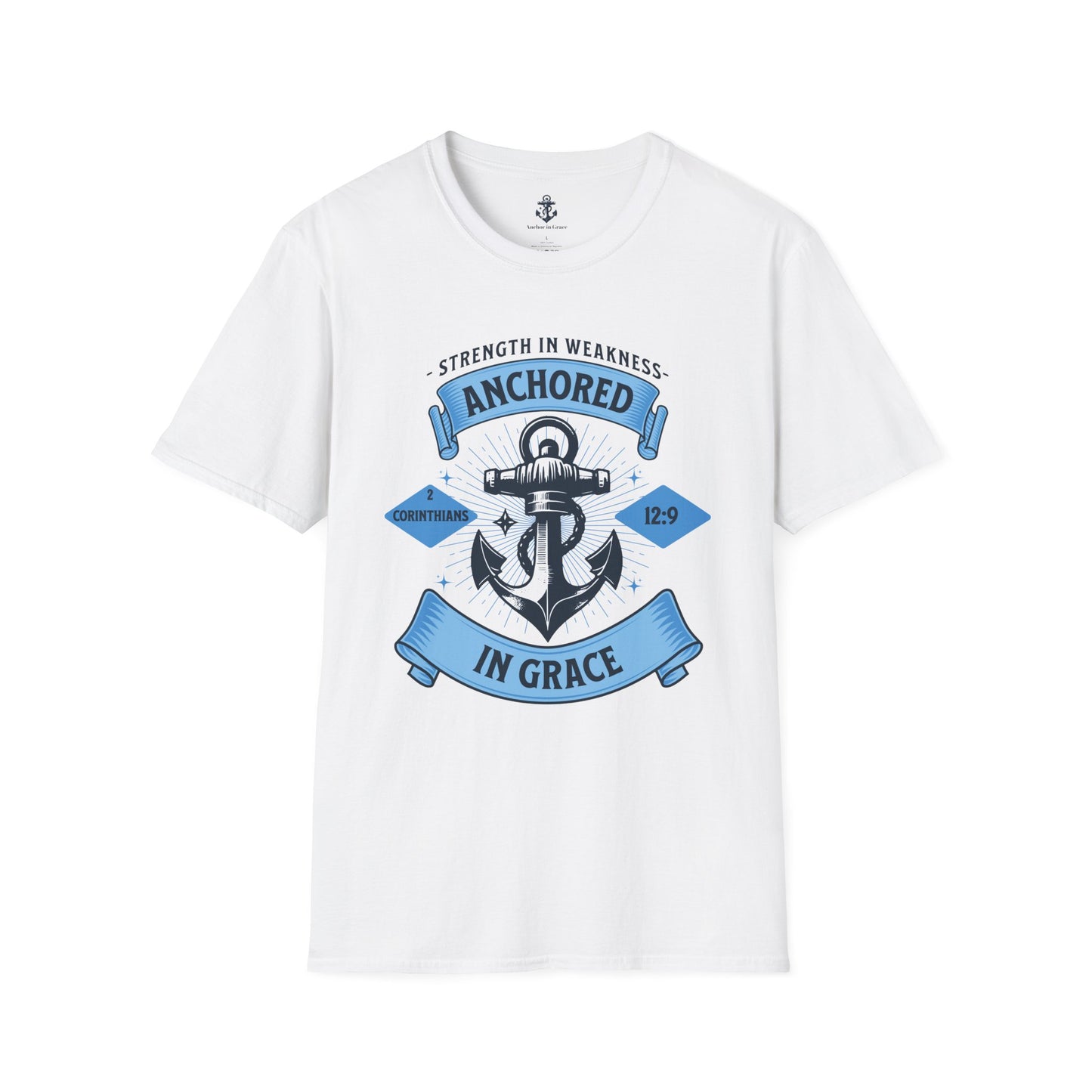 Anchored in Grace Strength in Weakness Unisex T-Shirt