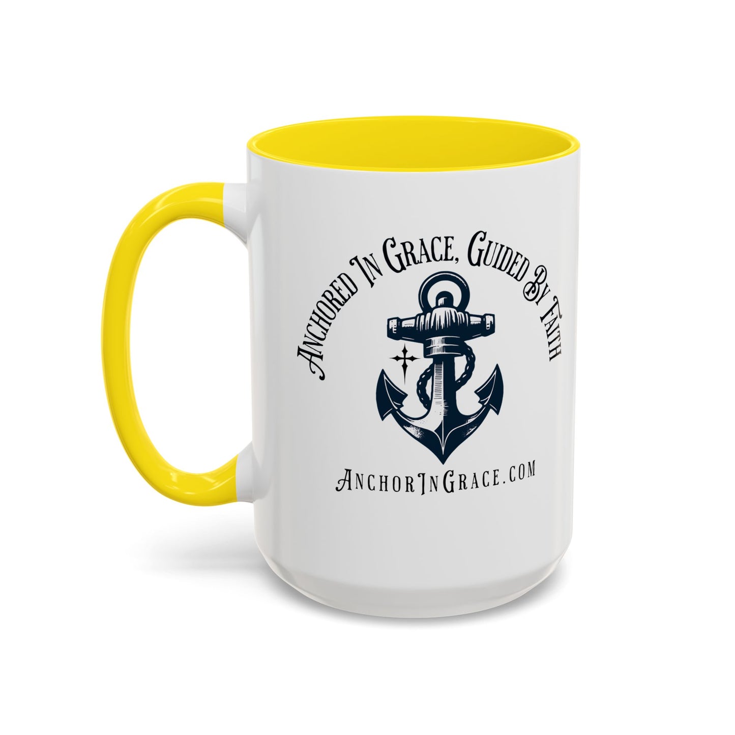 Anchor In Grace Coffee Mug - Inspirational Anchor Design for Faith & Hope