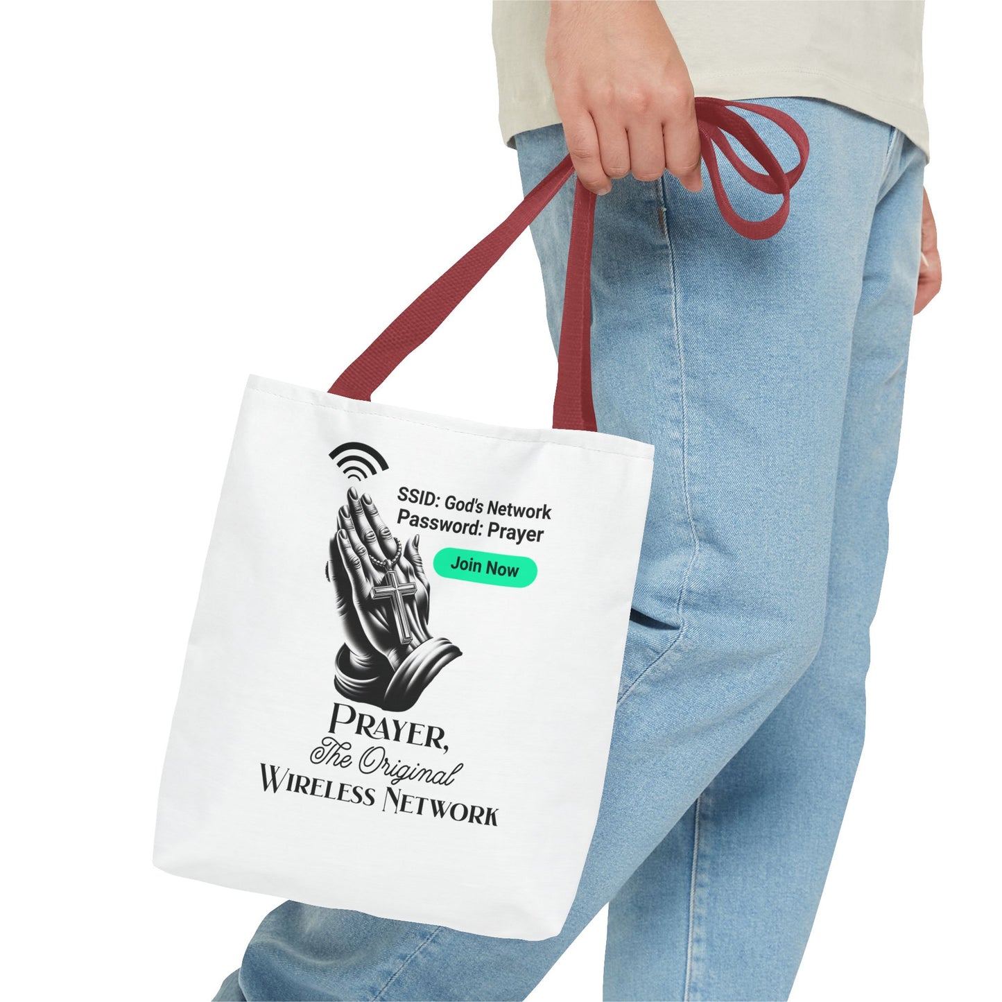 Prayer Praying Hands Tote Bag