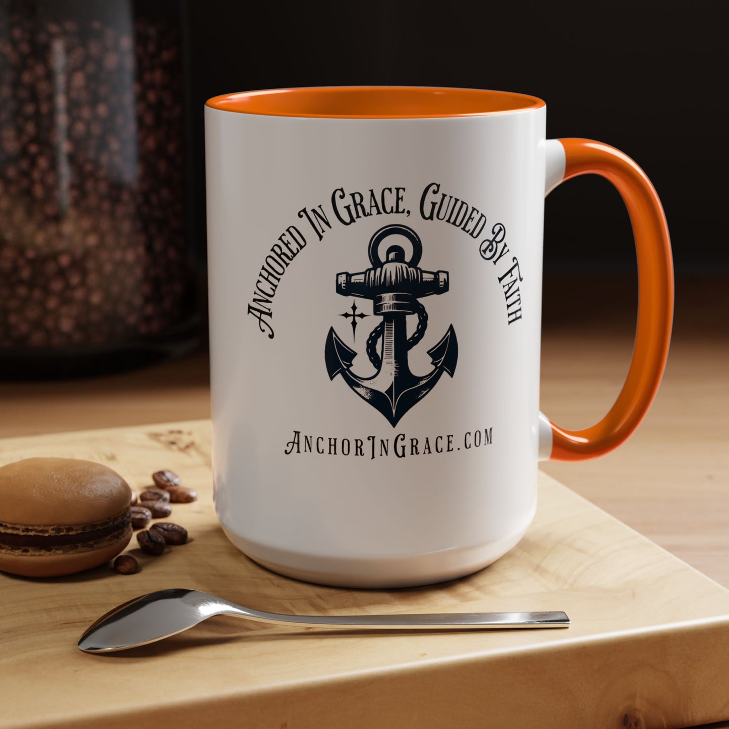 Anchor In Grace Coffee Mug - Inspirational Anchor Design for Faith & Hope