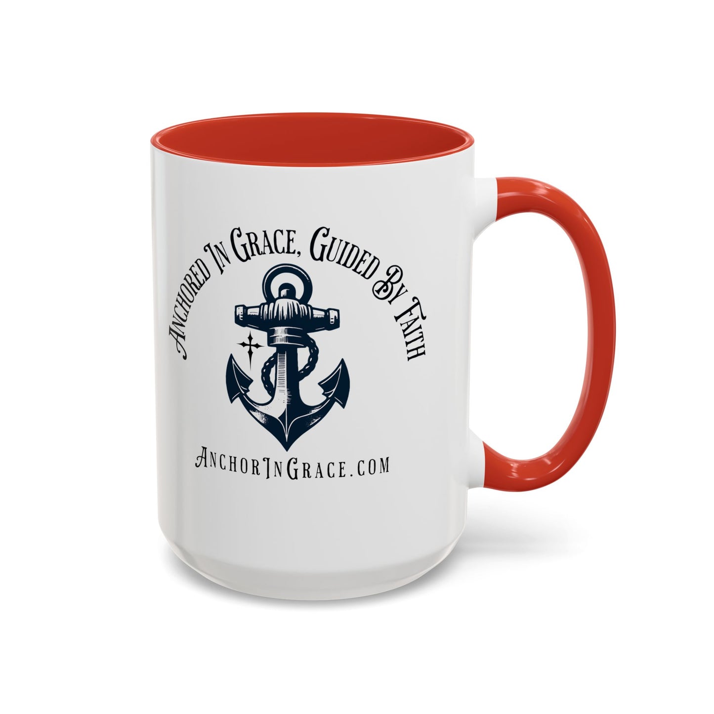 Anchor In Grace Coffee Mug - Inspirational Anchor Design for Faith & Hope